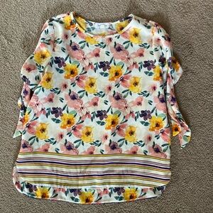 Floral Print Women's Top